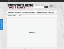 Tablet Screenshot of bodybuildingsa.co.za